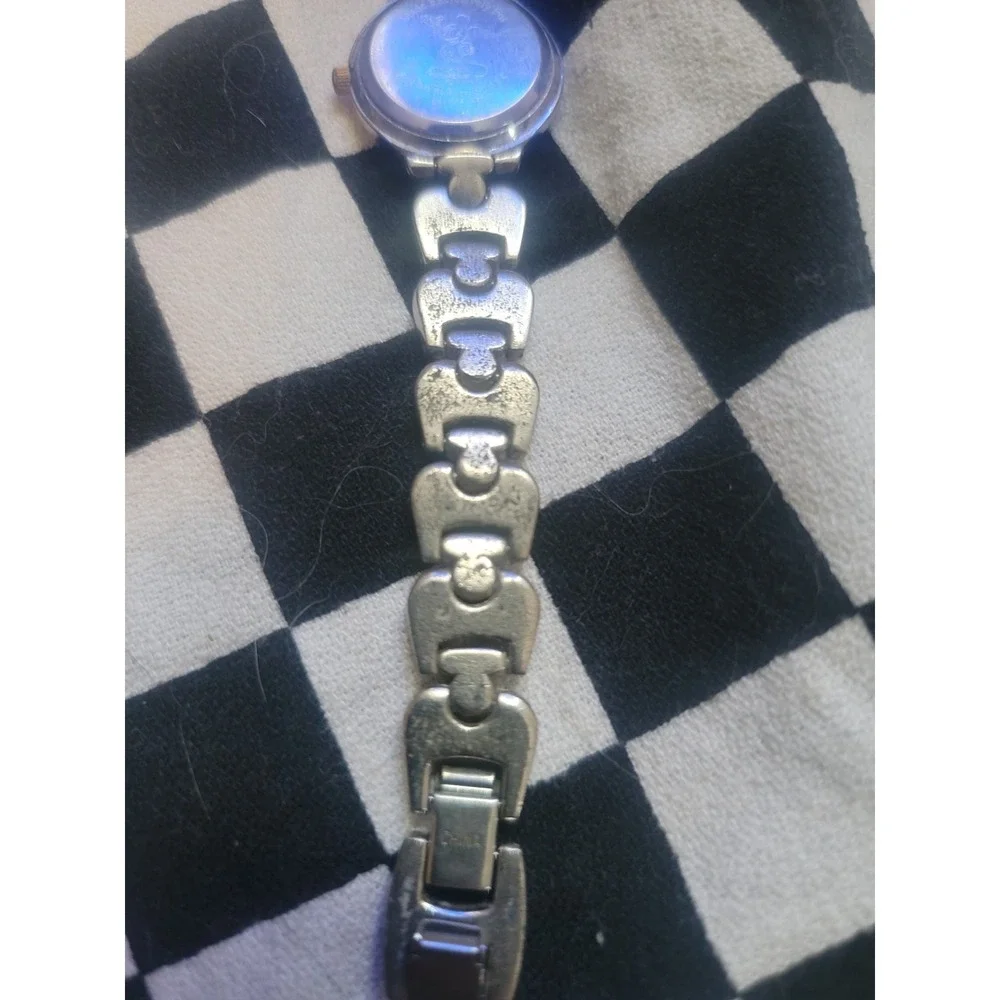 Disney Mickey‎ Mouse Women's Bracelet Watch Silver Tone Dead Battery